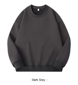 Custom Unisex <b>Fleece</b> Crewneck Sweatshirt Winter Warm <b>Thick</b> Soft Pullover Breathable Casual Streetwear for <b>Men</b> Women - Product Image 1