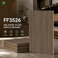 Panneau de particules MFC Jinbase FF3526 en olivier gris de première qualité, 18 mm, E0, découpé sur mesure pour l'ameublement et la menuiserie