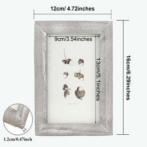 Cadre photo en bois massif de style vintage classique, en bois de manguier, artisanal, rustique, moderne, décoration de table pour la maison ou le bureau - Product Image 3