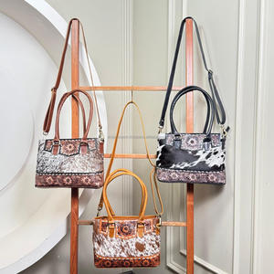 Hot Sale Women's Hand <b>Tooled</b> Leather Conceal Carry <b>Tote</b> Handbag Popular Genuine Leather Shoulder <b>Bag</b> Large Cowhide Crossbody <b>Bag</b> - Product Image 5