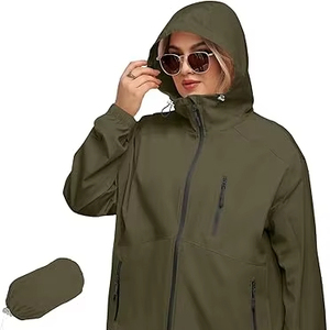 Wholesale Designer Men's Long Winter Outdoor Windbreaker Jacket Hooded Stand Collar Vintage Windproof Waterproof Front - Product Image 1