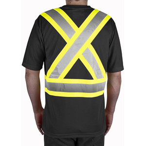 เสื้อยืดสะท้อนแสงเพื่อความปลอดภัย ผลิตในปากีสถาน ออกแบบและสีตามสั่ง เสื้อยืดสะท้อนแสงเพื่อความปลอดภัย ชุดทำงานแบบมองเห็นได้ชัดเจน - Product Image 2