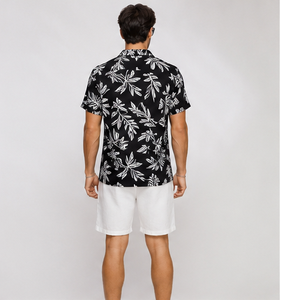เสื้อเชิ้ตฮาวายพิมพ์ลายทั้งตัวแบบซับลิเมชั่นสำหรับผู้ชาย แขนสั้น ติดกระดุม ลายดอกไม้เขตร้อน สวมใส่สบายๆ ในวันหยุดฤดูร้อน - Product Image 5