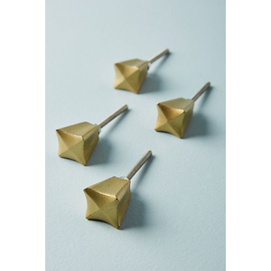 T-Shaped Brass Cabinet <b>Knobs</b> Minimalist Furniture Handle for Drawer Storage Closet <b>Doors</b> Home Hotel <b>Decor</b> - Product Image 2