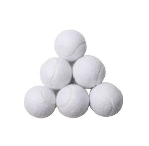 Balle de tennis blanche pour l'entraînement et la promotion, balle de tennis professionnelle pour tournoi adulte - Product Image 1