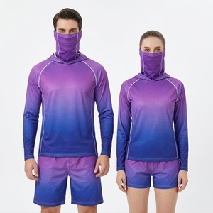 Vente en gros de vêtements de pêche en mer à séchage rapide par sublimation UV, sweat-shirt de pêche, chemises de performance à manches longues, t-shirt de pêche - Product Image 2