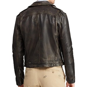 Chaqueta de Motociclista de Cuero Vacuno para Hombre, Estilo Icónico - Product Image 2
