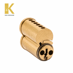 Cerradura de Cilindro con Inspección Completa de Fábrica, Latón Satinado, 6 Pines, Ranura en J, SFIC, para Seguridad de Puertas Residenciales - Product Image 6