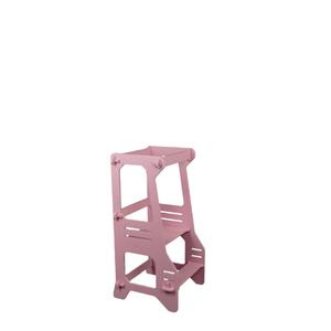 American Pine Learning <b>Tower</b> Sturdy Safe with Rounded Edges Made in Vietnam. - Product Image 1