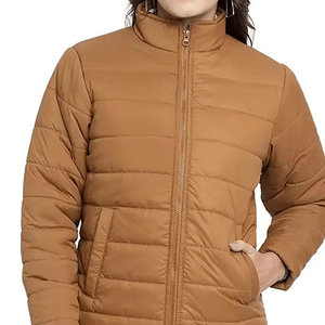 Veste matelassée pour femme, style streetwear décontracté tendance, tissu doux, séchage rapide, coupe confortable, fabrication directe OEM. - Product Image 2