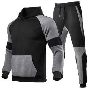 Veste et pantalon de jogging pour homme, coupe ajustée, col rond, taille élastique, manches courtes, respirant, écologique, séchage rapide, léger - Product Image 2