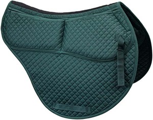 Customized Elegant Western English Horse Riding Saddle Pads Fashionable Cotton <b>Fabric</b> Padded Comfortable Saddle Pads - Product Image 1