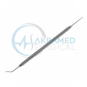 Instrumentos Quirúrgicos Veterinarios de Acero Inoxidable al por Mayor: Empujador de Anillos Malyugin de Doble Extremo Krausz y Manipulador Lester - Product Image 5
