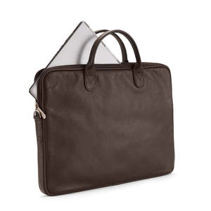Luxury High Quality Leather Office Laptop <b>Bag</b> with Adjustable Shoulder Strap and Front Pocket Storage Durable Office Carry Case - Product Image 6