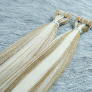 Extensión de cabello humano Remy Tape Hair Piano Double Drawn Precio al por mayor No sintético hecho en Vietnam - Product Image 5