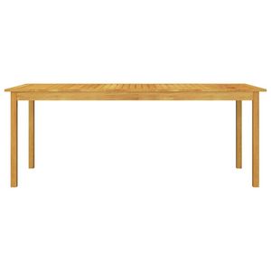Grande Set da Pranzo in Legno Massello di Acacia Grigio Scuro per Uso in Giardino - Product Image 3