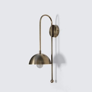 Modern Gold Globe LED Iron Wall Mounted <b>Light</b> Adjustable Cord Lamp <b>for</b> Living Room <b>Bathroom</b> Mirror Bedside Stairs - Product Image 2