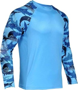 Sudadera con Capucha Personalizada con Protección Solar UPF 50+, Camiseta de Manga Larga Ligera de Secado Rápido, Camiseta de Pesca de Poliéster Refrigerante - Product Image 3