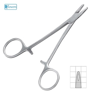Portaagujas Quirúrgico Collier, Instrumento Quirúrgico con Certificación CE, Manual de Uso para Hemostasia, Acero Inoxidable, Logotipos Personalizados - Product Image 1