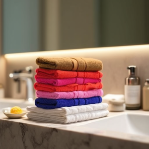 Serviette de bain et de visage en coton doux et absorbant 600 GSM, 28x56 pouces, avec technologie de séchage rapide pour spa et hôtel - Product Image 3