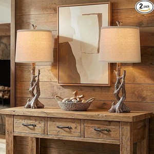 Acacia Wood <b>Rustic</b> Table Lamp Base | Handcrafted Twisted Trunk Design | Wholesale - Product Image 4