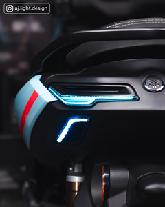 Luz Trasera LED RGB AJ AJLIGHT DESIGN 2025 de Taiwán, 4 Lentes, Nueva Condición, Señal Trasera para Motocicleta Yamaha NMAX V3 TURBO 12 Motion - Product Image 4