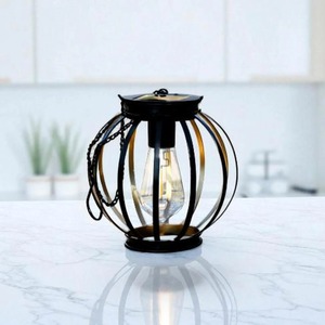 Elegante Farol Colgante de Metal Negro, Ideal para Decoración de Balcón, Jardín y Entrada Exterior, Venta al por Mayor desde India - Product Image 1