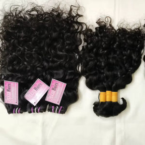 Mejor Precio en Cabello Humano Remy Indio Virgen sin Procesar, Extensiones de Cabello Humano en Paquetes, Ondulado Profundo, Ondulado Suelto, 100 Gramos, en Venta en Chennai - Product Image 1