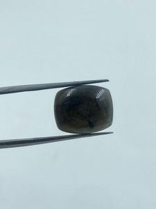 Opale noire chauffée de qualité supérieure, opale naturelle taille coussin, pierre brute 4,00 carats 12,40x15,20 MM pour la fabrication de bijoux - Product Image 4