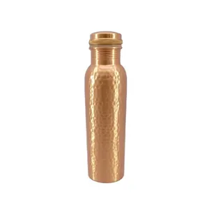 High quality pure copper water drinking bottle luxury antique finished bottle copper bottle for various health benefits