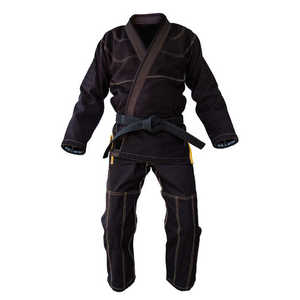 Kimono BJJ unisexe gris 100% coton, durable, coupe classique, vêtements d'arts martiaux pour adultes, respirant, anti-UV, écologique, imperméable - Product Image 2