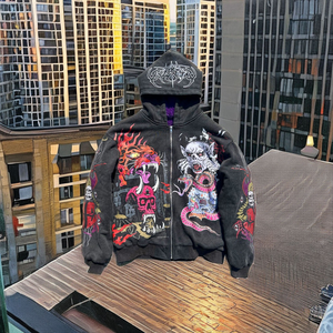 Sudadera con Capucha DTF Personalizada, Corte Regular Premium, Felpa Gruesa, 100% Algodón, Antiarrugas, Estilo Urbano, con Bolsillo, Transferencia DTF de Alta Calidad - Product Image 3