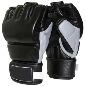 Gants d'entraînement MMA avec logo personnalisé, en cuir PU, protection des articulations rembourrée - Product Image 4
