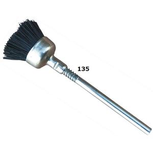 El cepillo de copa Blanco/negro se utiliza con compuestos de pulido para pulir especialmente en áreas cóncavas, biseles y recortes. - Product Image 1