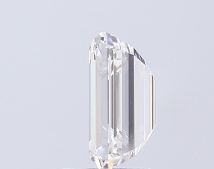 Diamante blanco cultivado en laboratorio con corte esmeralda, impresionante de 2.71 quilates, color E, claridad VVS2, con pulido excelente, elegante joya personalizada. - Product Image 3