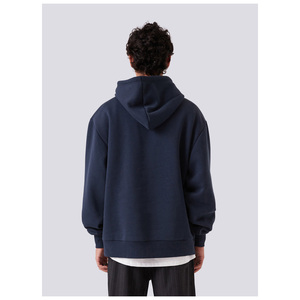 Sudadera con Capucha de Estilo Moderno, Hombros Caídos, Corte Regular, 100% Algodón, con Bolsillos, Diseño Personalizado, Patrón Sólido, Estilo Urbano de Invierno, Secado Rápido - Product Image 4