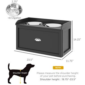 Ciotola Rialzata in Acciaio Inossidabile per Cani 4L, Distributore Automatico Portatile di Cibo per Animali Domestici, Ciotola per Cuccioli con Capacità 6L - Nessuna Spedizione nei Fine Settimana - Product Image 3
