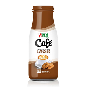 Café Arábica Robusta 280ml Bebida de café VINUT 24 latas por caja OEM ODM Etiqueta privada Muestra gratis Sin OGM Sin Gluten - Product Image 1