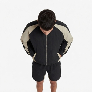 Conjunto Deportivo Personalizado al por Mayor de Alta Calidad para Hombre: Chándal Cortavientos de Gimnasio de 2 Piezas, Ropa Deportiva Urbana con Sudadera Casual Lisa - Product Image 5
