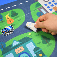 Autocollant mural amovible en feutre Uni, innovant, écologique, sans danger pour les enfants, en PVC, surface mate givrée, taille personnalisée
