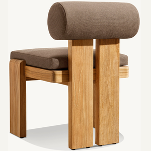 เฟอร์นิเจอร์เก้าอี้ไม้สักสไตล์โมเดิร์นเรียบง่าย พร้อมฟองน้ำนุ่ม ทนทาน และมีคุณภาพดี - Product Image 5