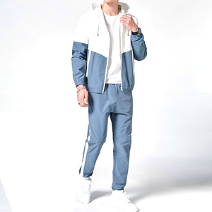 Wholesale Nylon Windbreaker Custom Wholesale Two Piece Shorts Sets for Men's 2025 Waterproof Zip up Tracksuit for <b>Boys</b> - Product Image 2