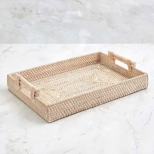 Wedding <b>accessories</b> handweave rattan tray decorative trays functional storage pieces for sale - Product Image 3