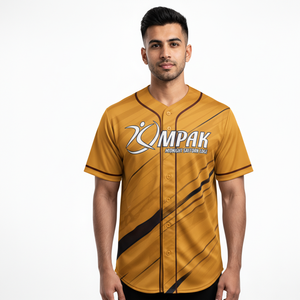 Camiseta de béisbol elegante para equipo, hecha con tela suave de sublimación para uso deportivo diario - Product Image 1