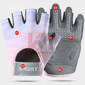 Guantes Profesionales de Halterofilia al por Mayor con Palma Moldeada en Silicona 3D para Máxima Estabilidad en el Barra, Logotipo Personalizado - Product Image 3