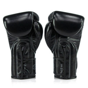 ถุงมือชกมวยหนังวัวแท้ Fairtex คุณภาพสูง ขายดี ผลิตตามสั่ง ระบายอากาศได้ดี กันน้ำ สายรัดข้อมือปรับได้ - Product Image 3