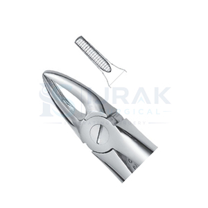 คีมถอนฟัน ฟันหน้าบน รากฟัน สแตนเลส เครื่องมือผ่าตัดแบบใช้มือ คลาส 1 - Product Image 2