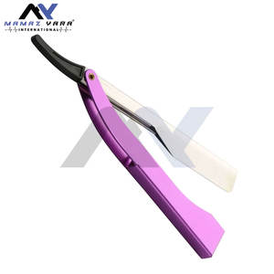 Navaja de Afeitar Profesional de Estilo Turco con Mango de Plástico, Cuchilla Recta Plegable para Hombres, Navajas de Afeitar Tipo Cut Throat - Product Image 3