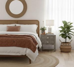 Mesa de Cajones con Incrustaciones de Hueso de ILAHI, Diseño Moderno con Detalles de Ágata, Almacenamiento de Tres Niveles, Mueble Portátil para el Hogar - Product Image 5