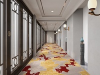 Protection incendie hôtel cinq étoiles fournisseur de tapis respectueux de l'environnement couloir salle de banquet de mariage tapis mur à mur